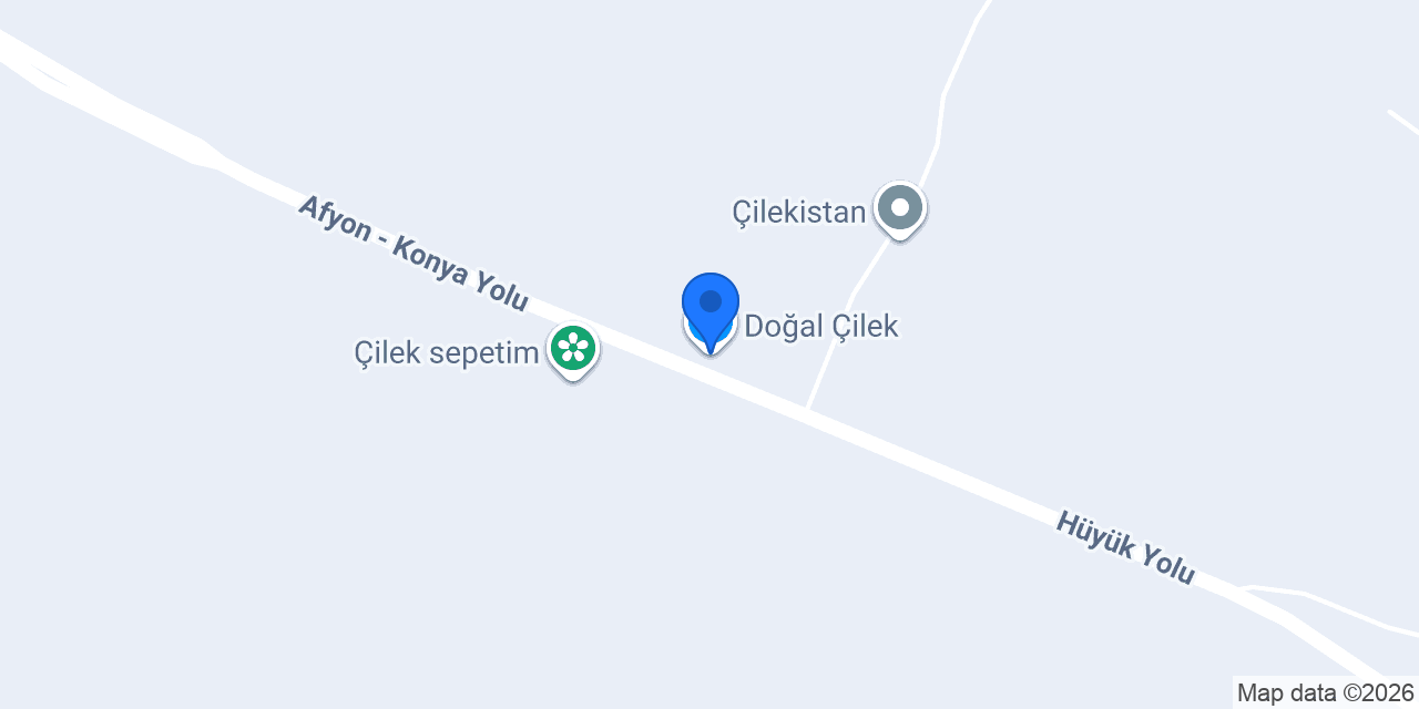 Doğal Çilek konumu