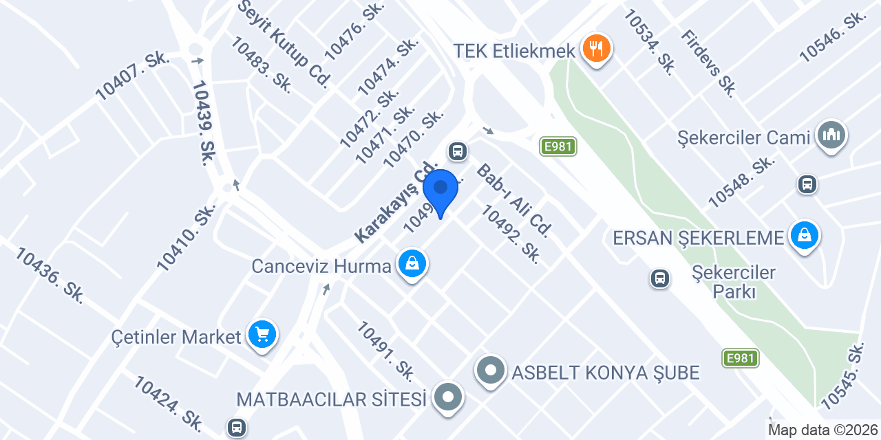 CANLI OFSET konumu