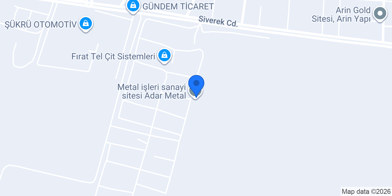 ADC MAKİNA LTD ŞTİ - SANY -HARDOX konumu