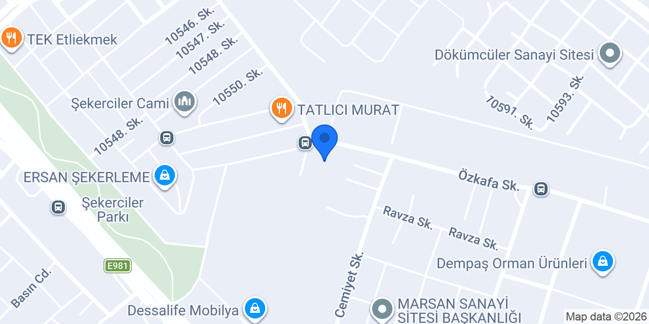 Rekor Mobilya konumu