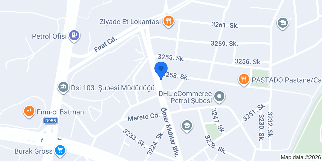 Çoban Tesisat konumu