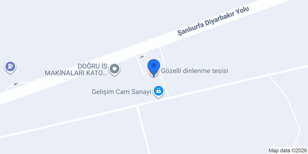 Gözelli dinlenme tesisi konumu
