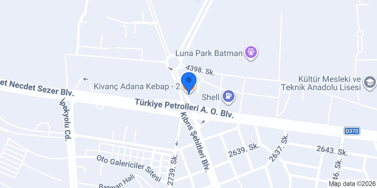 Kivanç Adana Kebap - 2 konumu