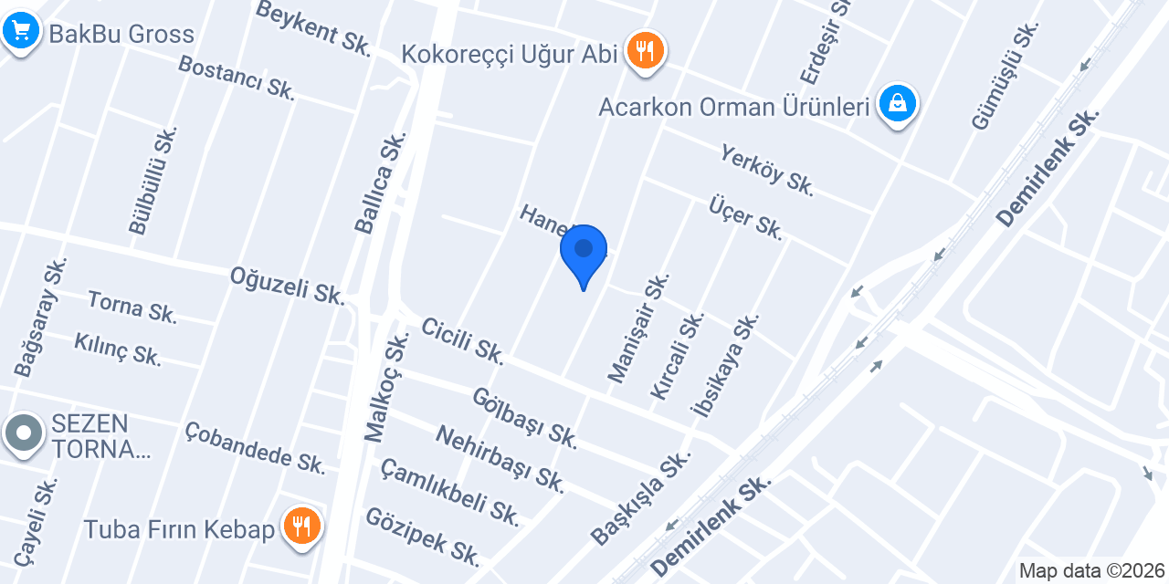 ACAR DUŞAKABİN konumu