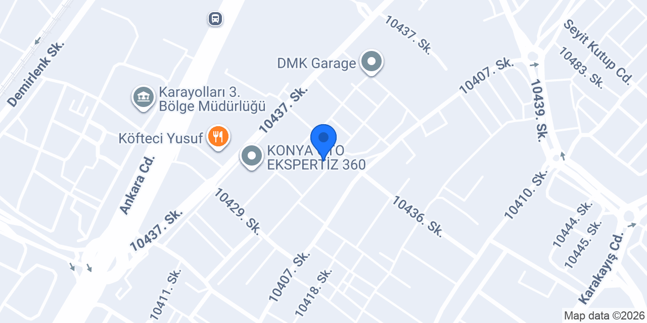 Altınekin Otomotiv konumu