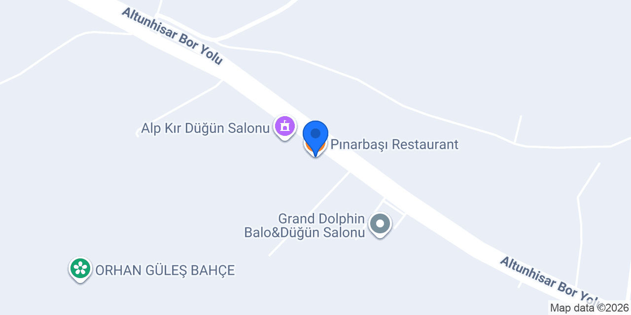 Pınarbaşı Restaurant konumu