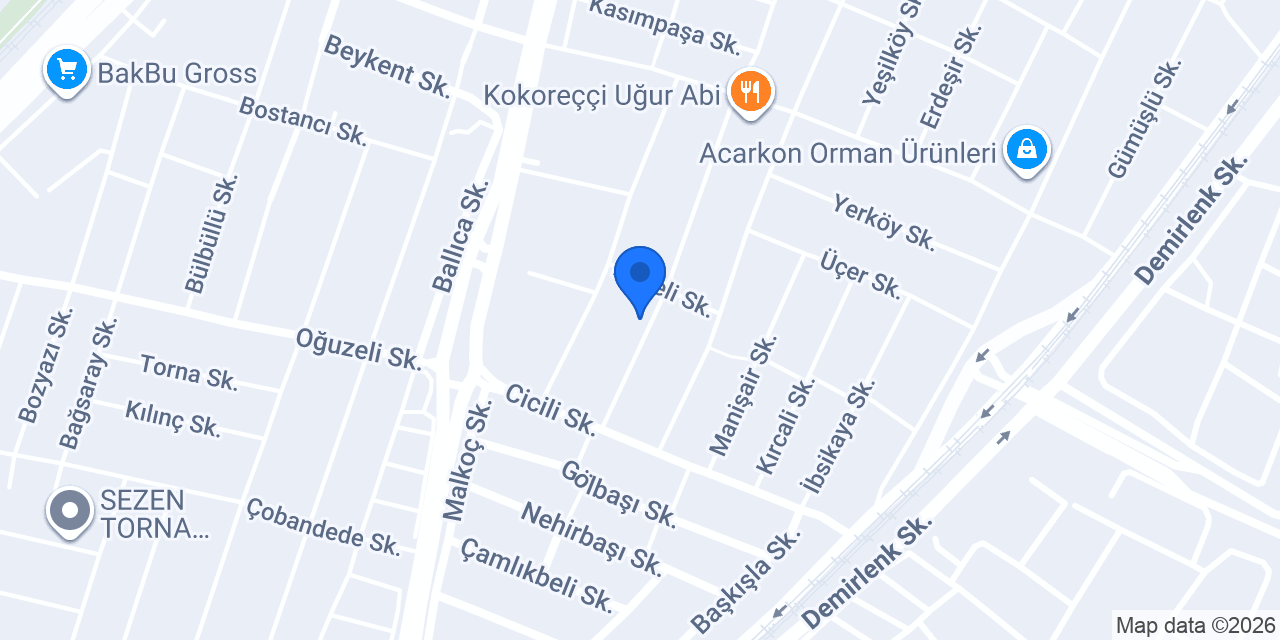 AHMET YALÇIN HIRDAVAT SAN.TİC.LTD.ŞTİ konumu