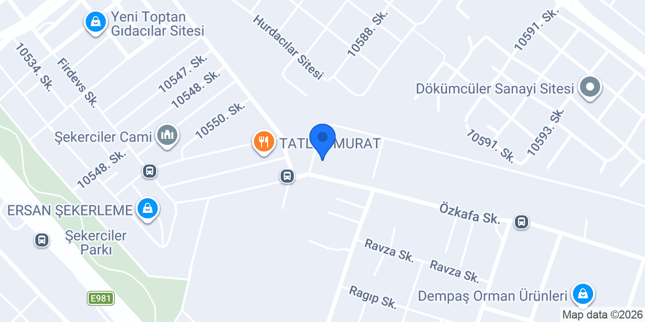Ava Cam sanayi konumu