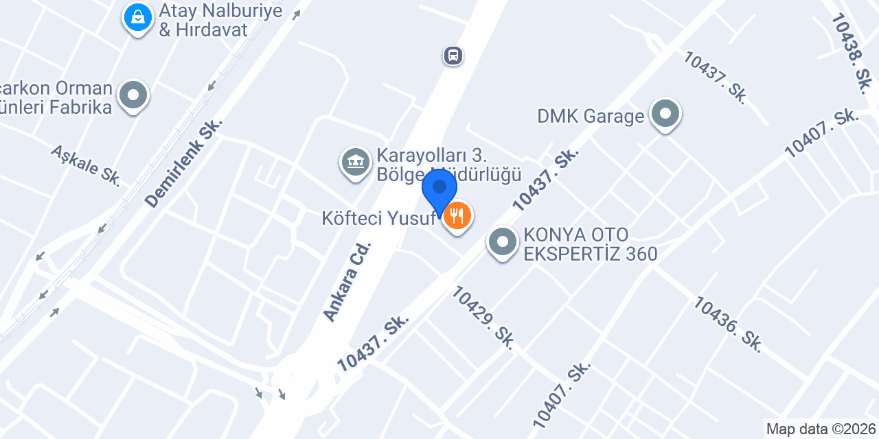 Konya 18. Noterligi konumu
