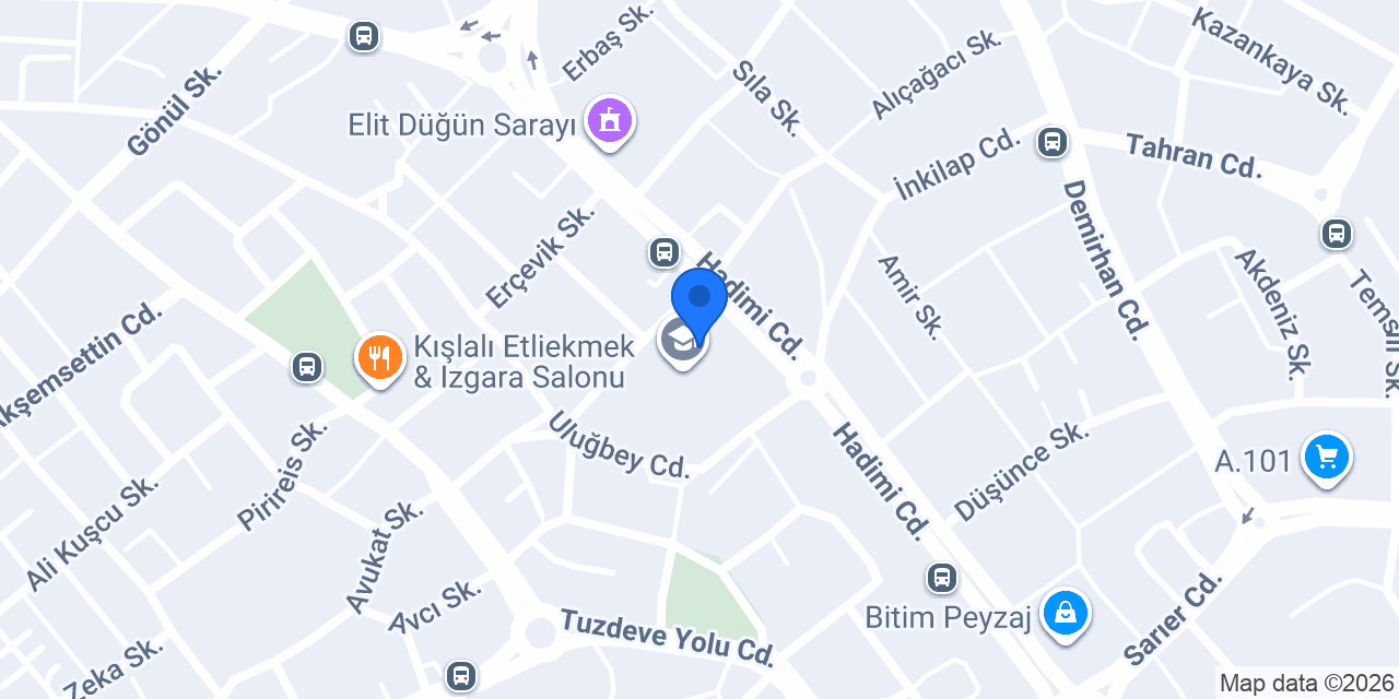 ÖZEL SULTAN YILDIZ ANAOKULU konumu