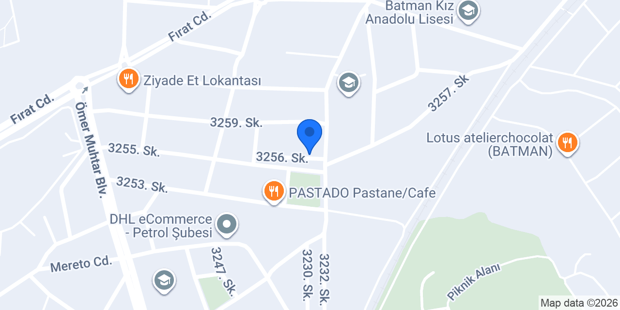 DAMLA E SPOR konumu