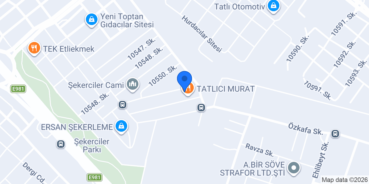 ÖZKENT LOKUM VE ŞEKERLEME konumu