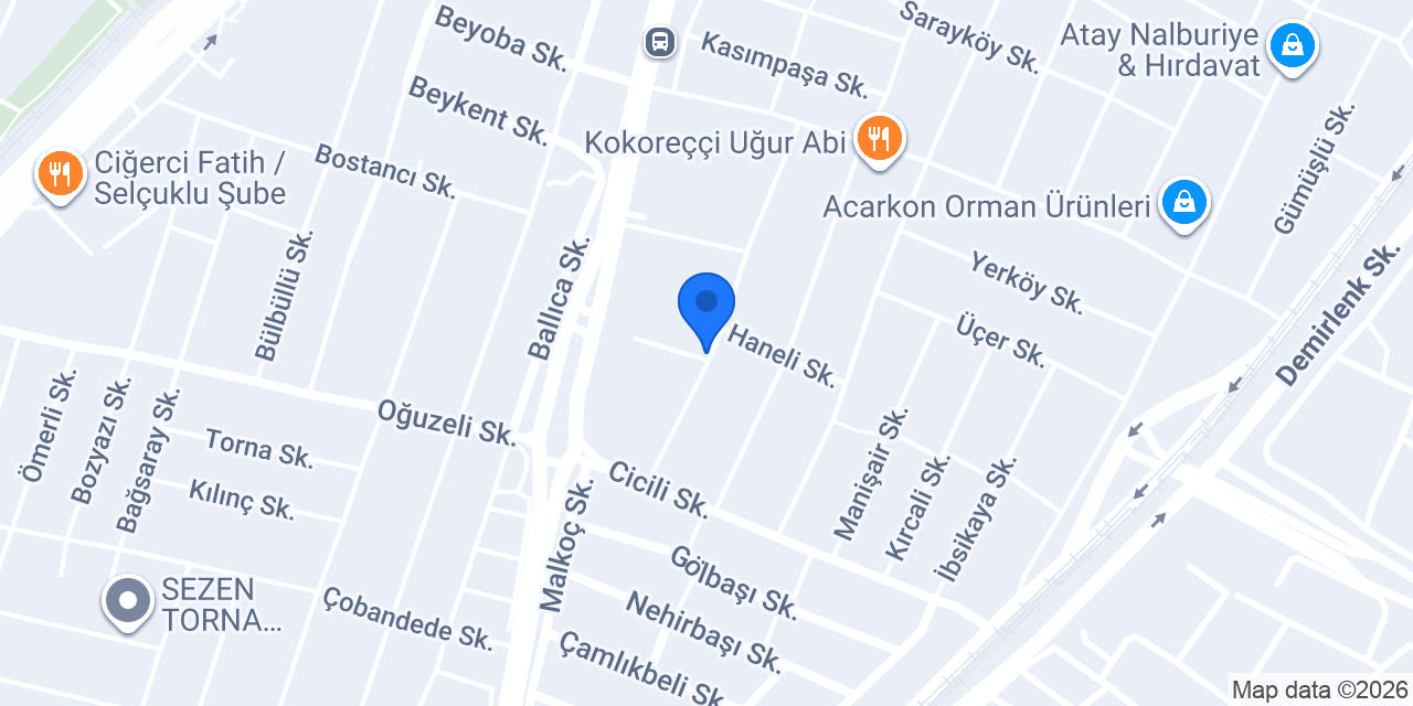 Özkaya Hırdavat konumu