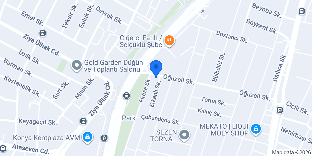 Özbakan Oto Lastik konumu
