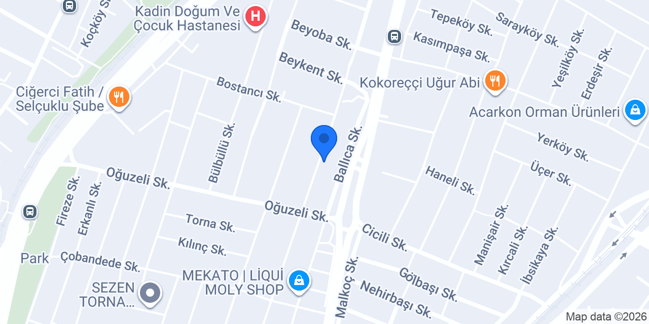 Karaman Özel Servis konumu