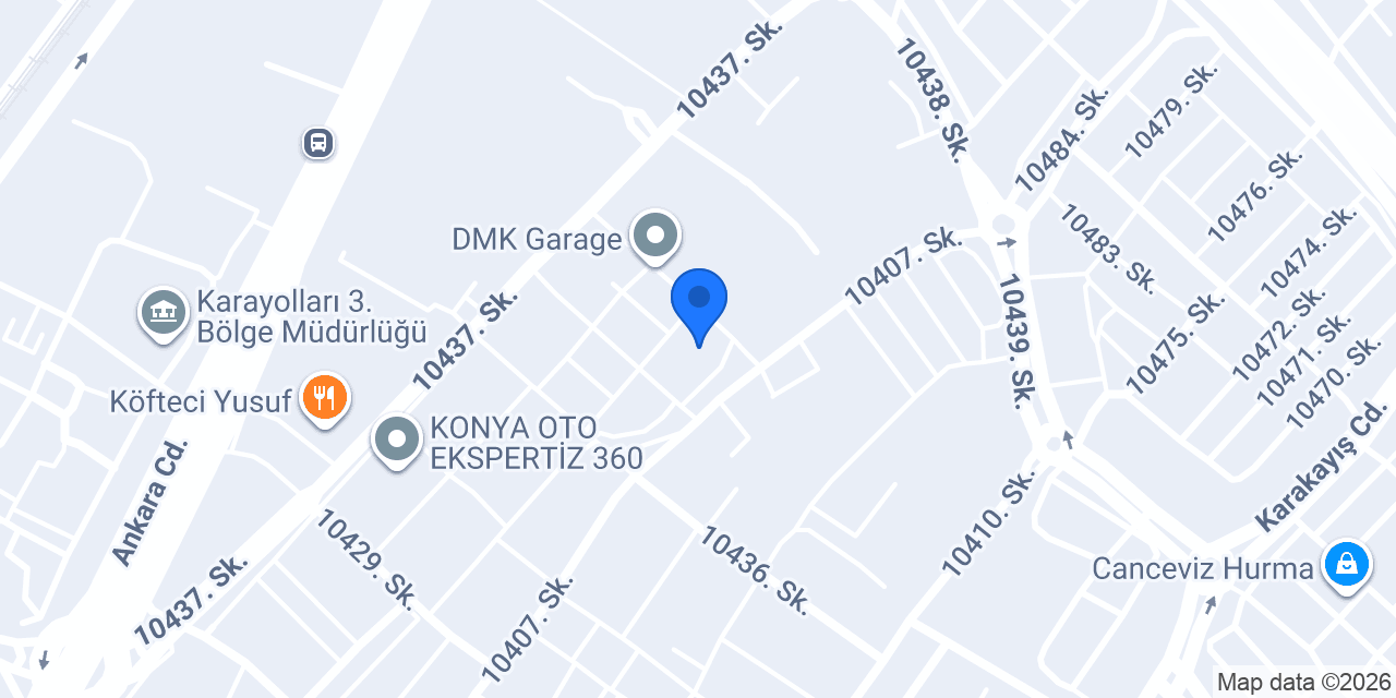 Güvenoğlu Otomotiv konumu
