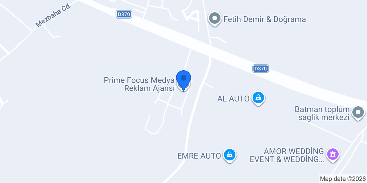 Prime Focus Medya Reklam Ajansı konumu