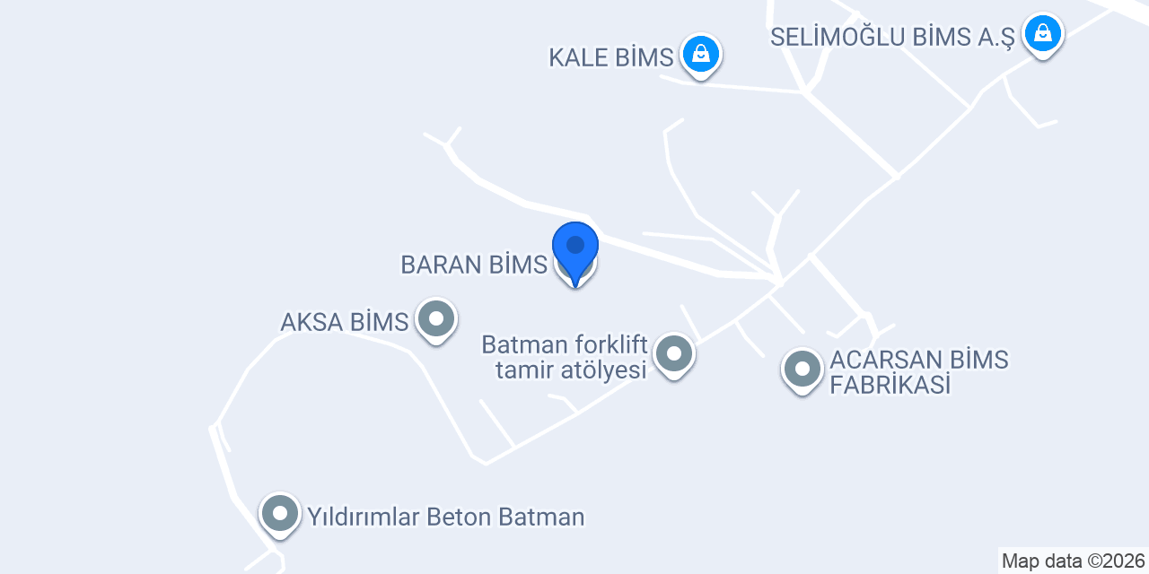 BARAN BİMS konumu