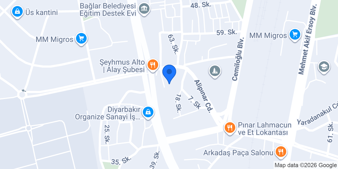Alipınar İlkokulu konumu