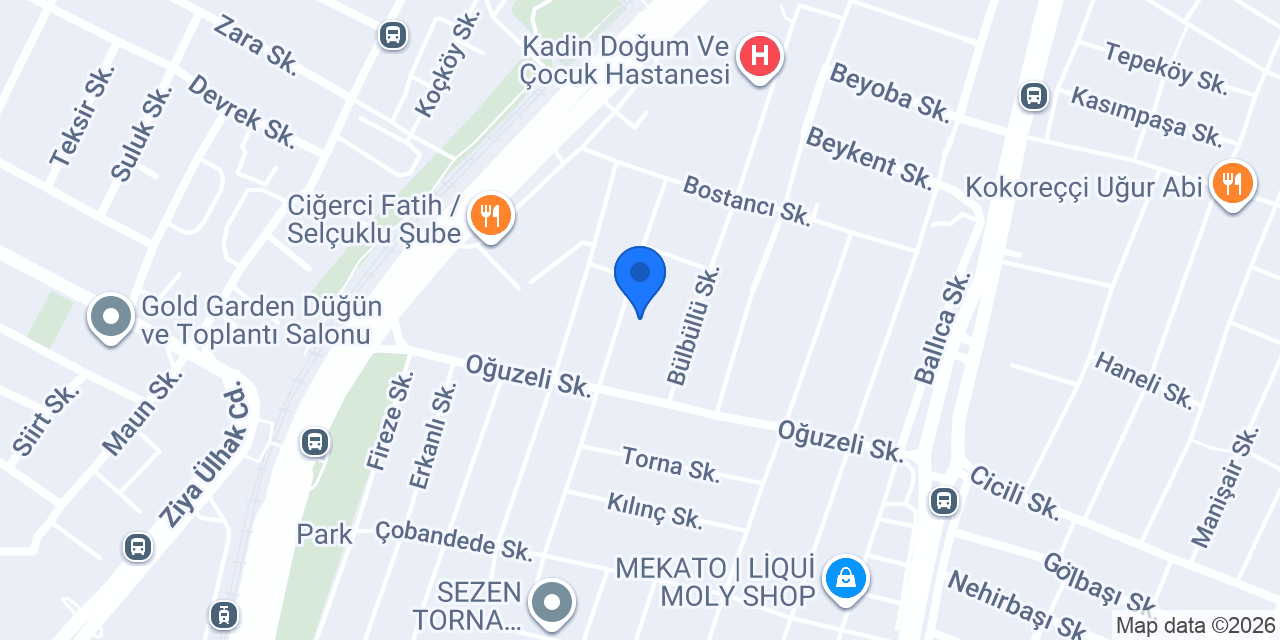 Zümra Özel Servis konumu