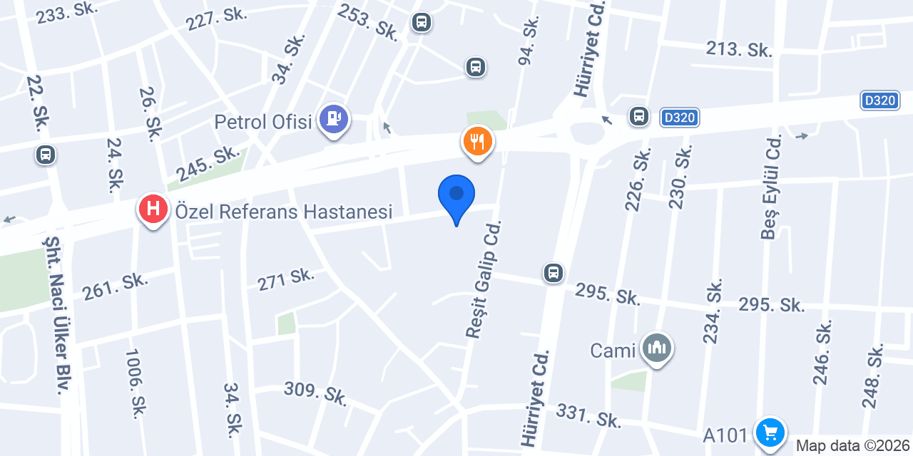 Nazilli Fen Lisesi konumu