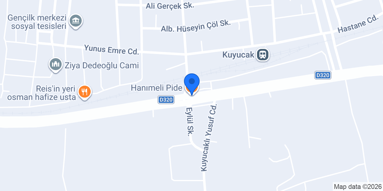 Hanımeli Pide konumu