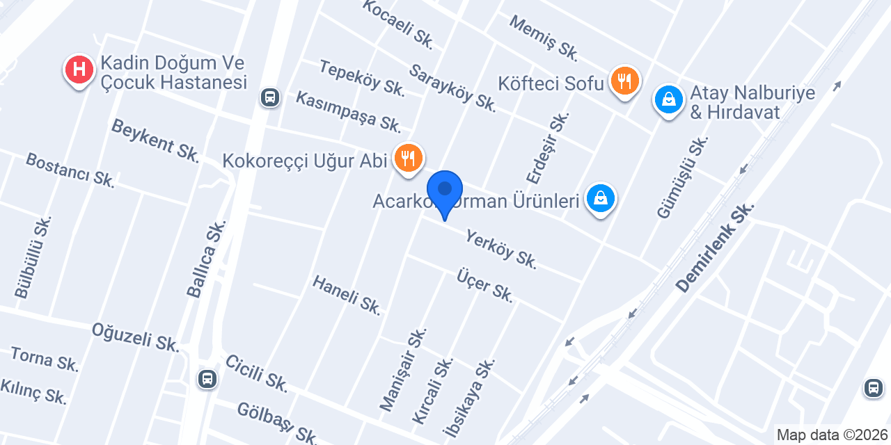 Asiller Mobilya SHOWROOM konumu