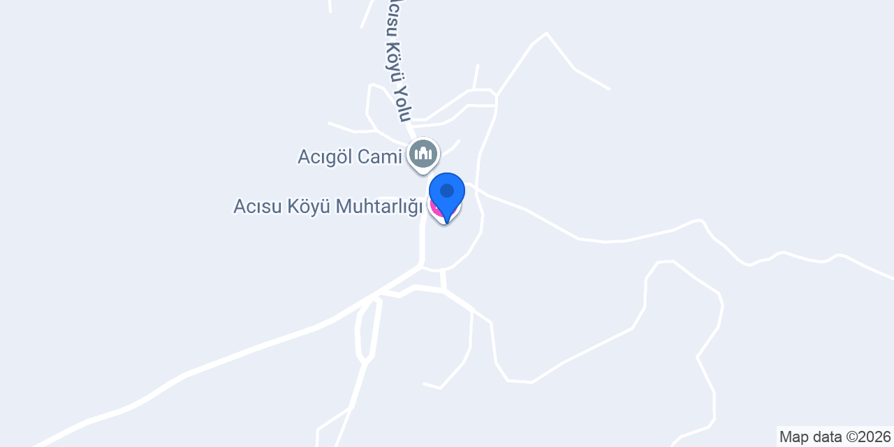 Acısu Köyü Muhtarlığı konumu