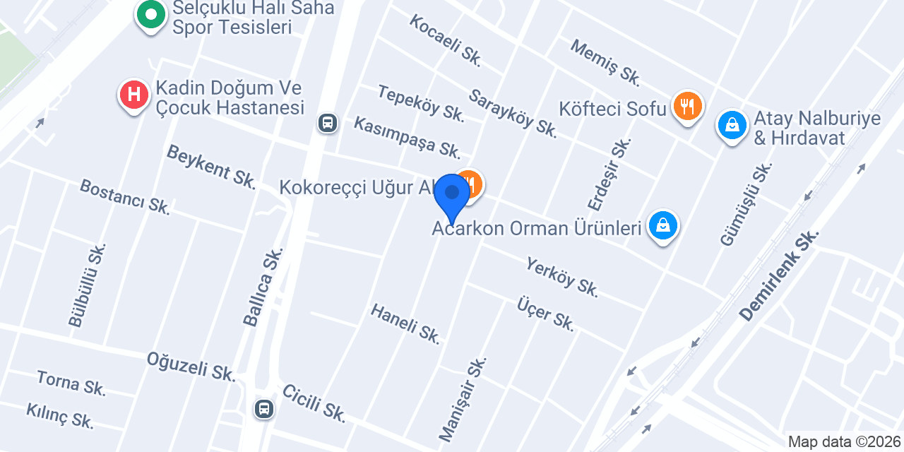 SANDALYECİ YUSEM konumu