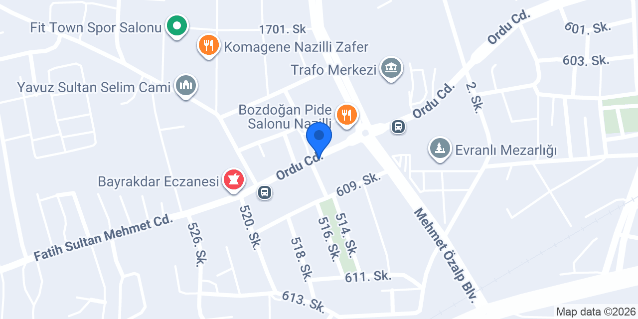 Sis Yapı Market konumu