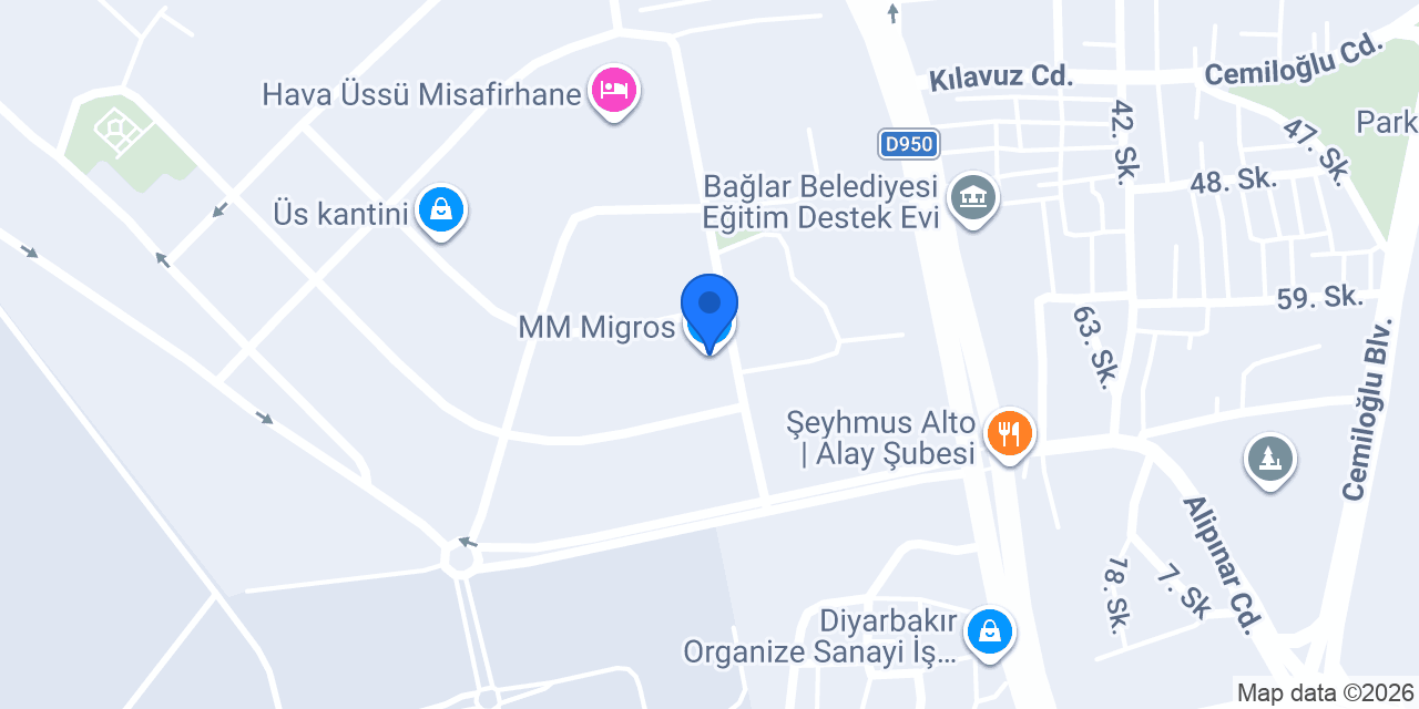 MM Migros konumu