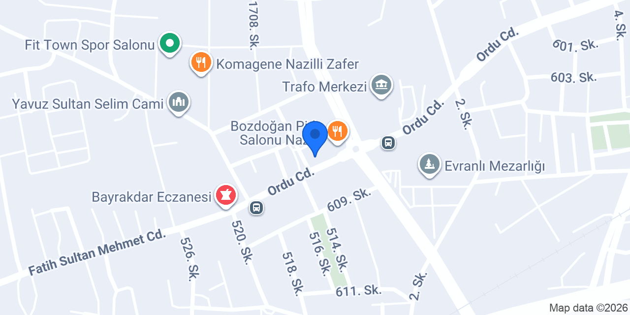 Kaburgacı Yusuf Usta konumu
