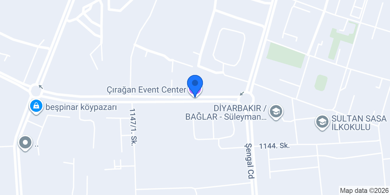 Çırağan Event Center konumu
