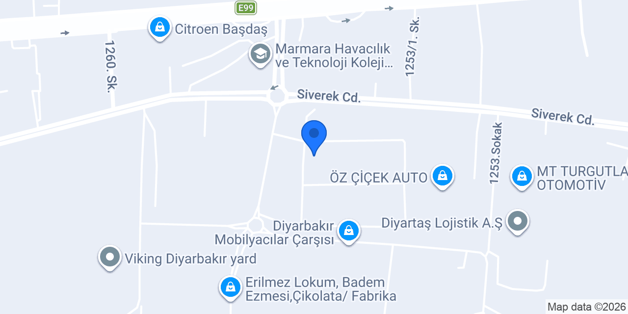 SERHAT AUTO konumu