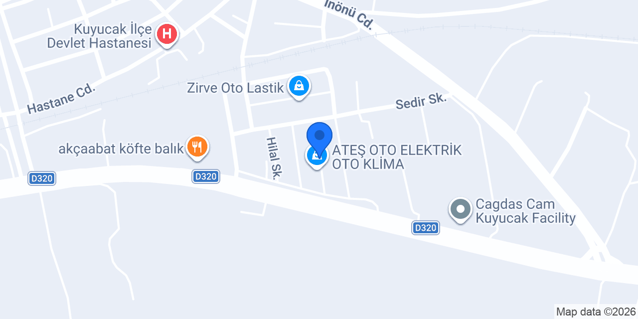Hürel Çelik Çatı Ferforje konumu