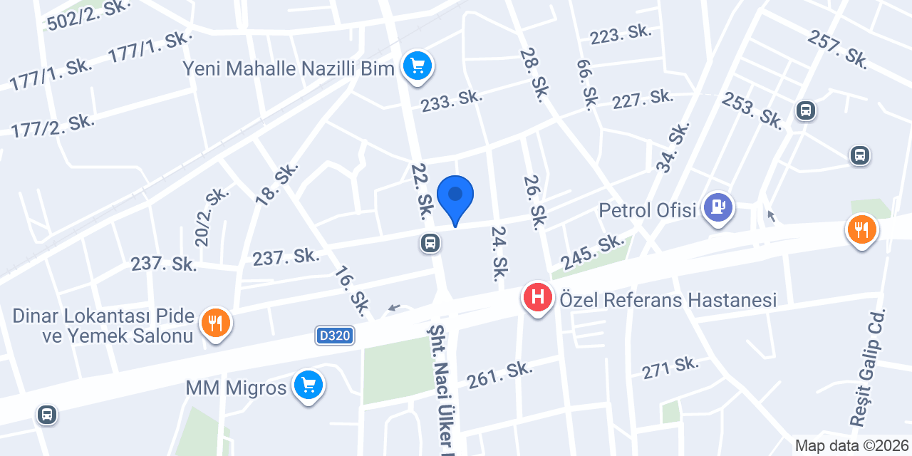 Altınova unlu mamüller konumu
