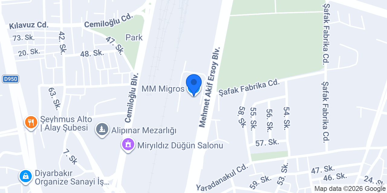 MM Migros konumu