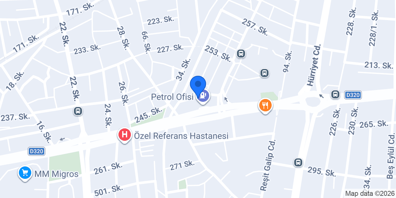 Beyazıt İnşaat konumu