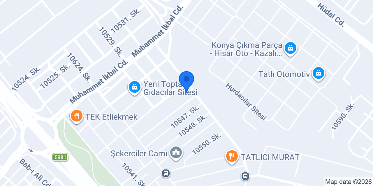 Özkar Şekerleme konumu