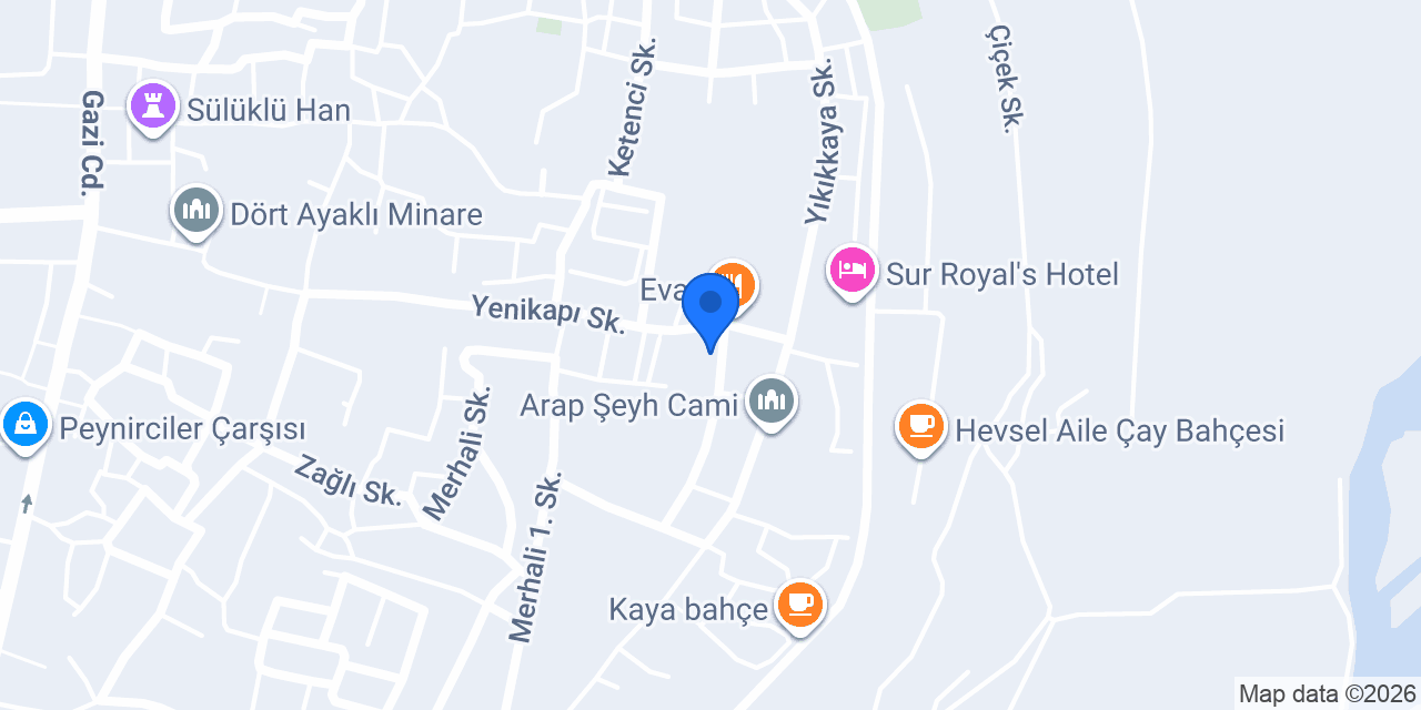 Diyarbekir Ciğer Evi konumu