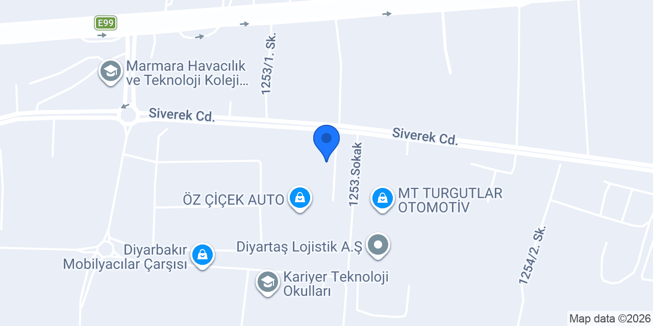 Özgür Auto konumu