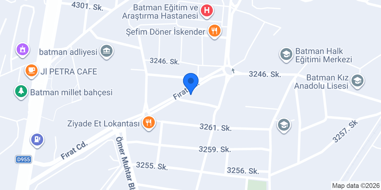 Av. Süleyman Aziz Demir SADEM HUKUK konumu