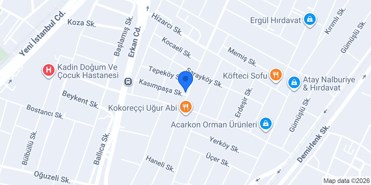 Ahşap Sandalyecim konumu