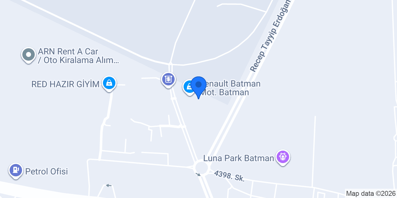 Dacia Batman Mot. Batman konumu