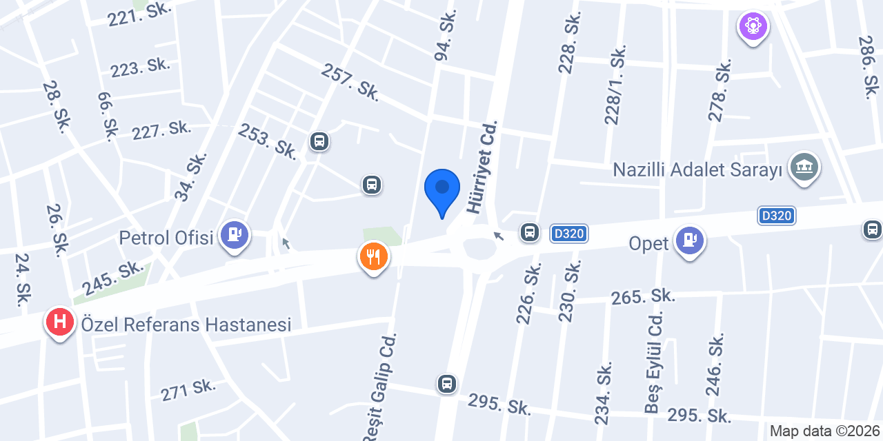 Bitıkla Sigorta Nazilli konumu