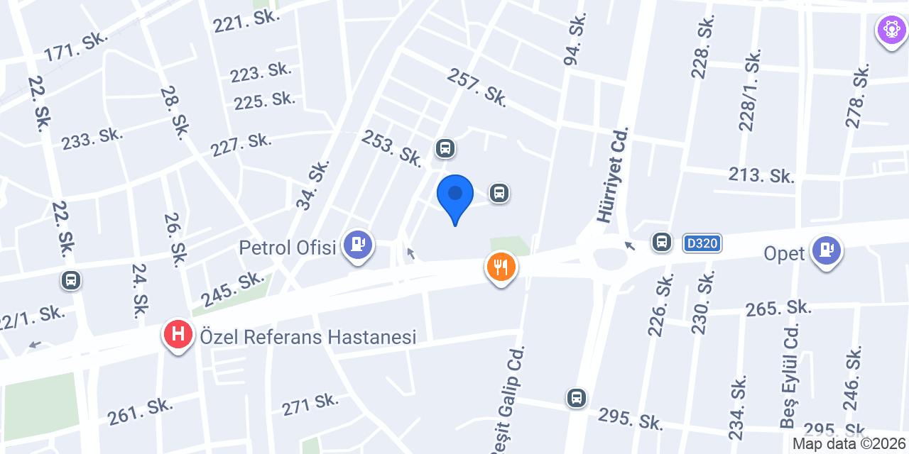Nazilli 407 Vip Taksi konumu