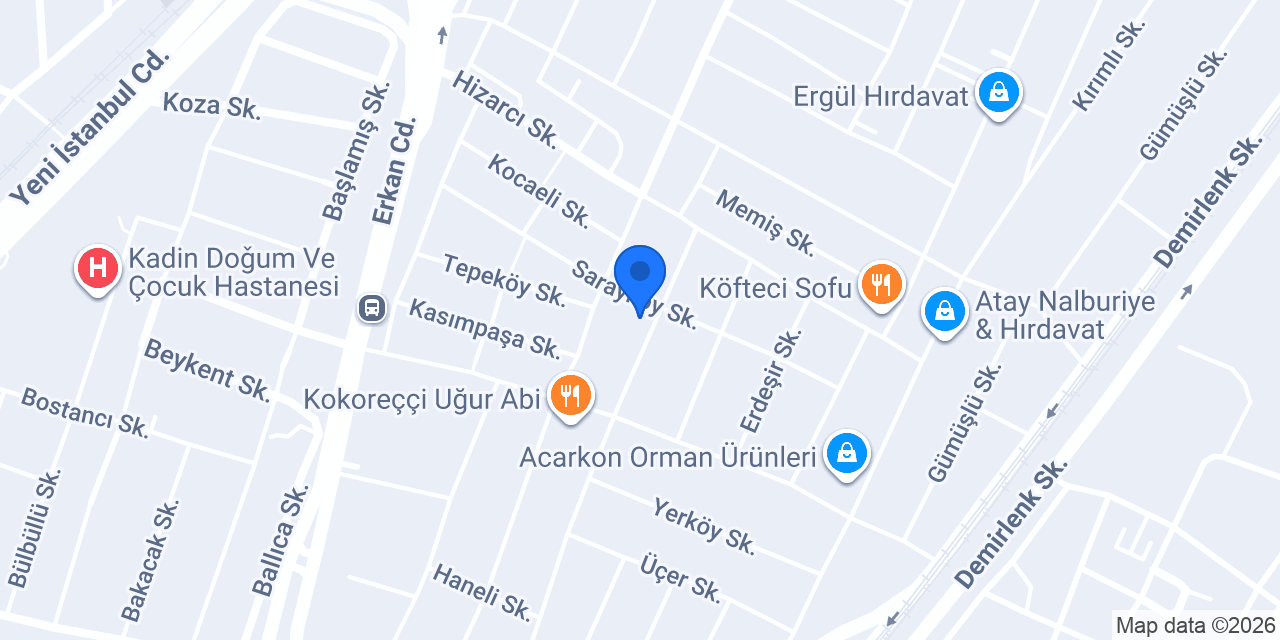 ATAK Otomatik Kapı Sistemleri konumu