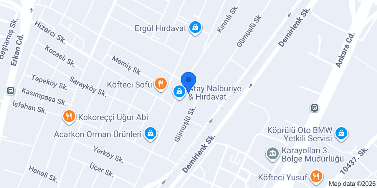 BOTSA KERESTE / KONYA KERESTE konumu