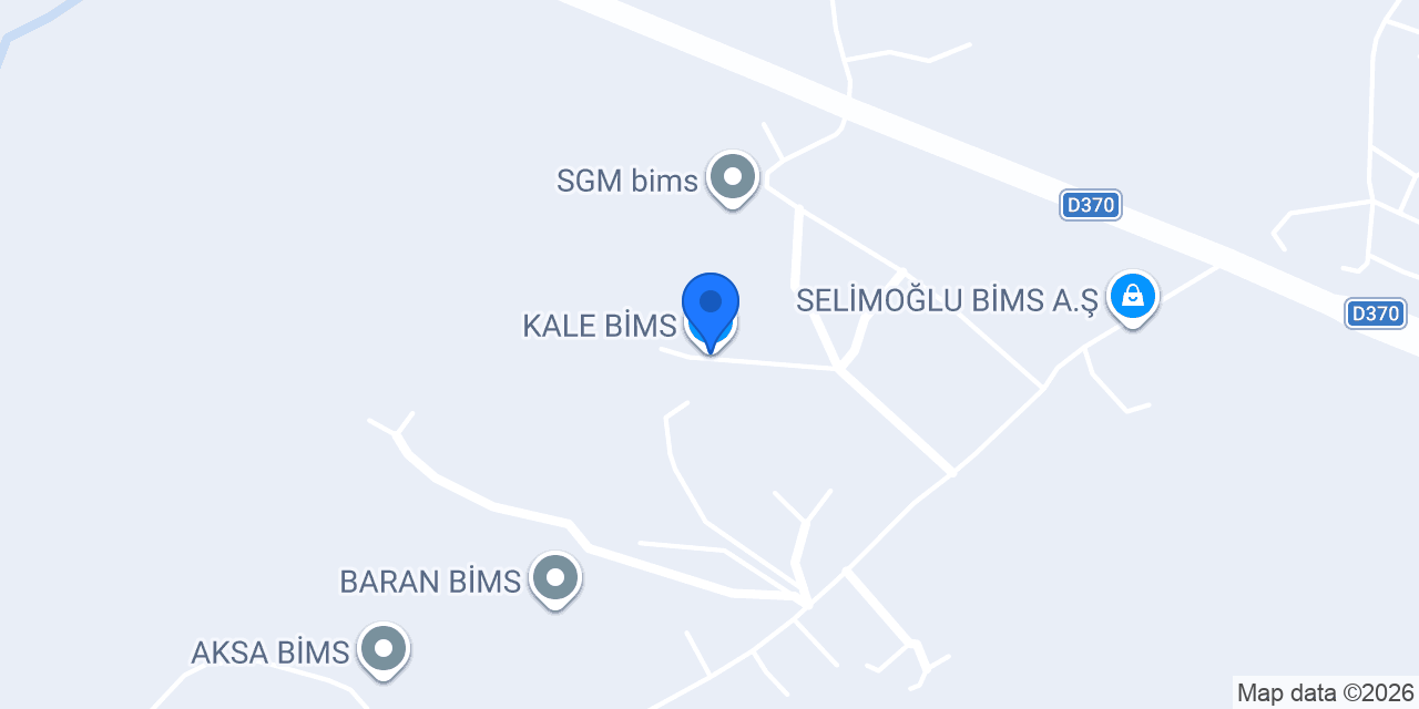 KALE BİMS konumu