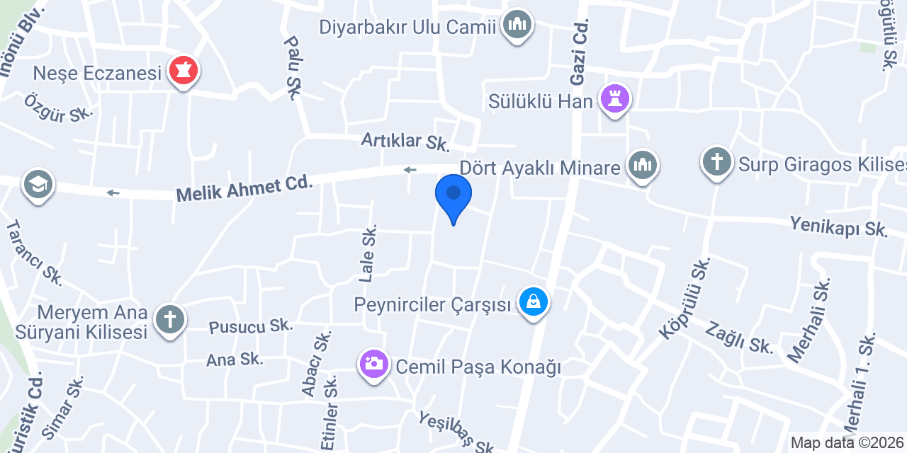 Zerzevan Konağı Kahvaltı konumu